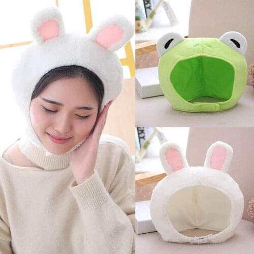 Plush Rabbit Frog Animal Earflap Warm Beanie Cap Hat Costume Parties Supplies Shooting Props Headgear Hats Photo Supplies