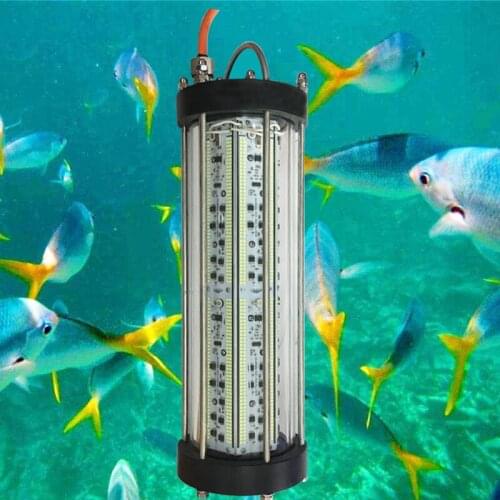 AC220V 1500W/1800W2000W LED Underwater Fishing Light squid led White Color Attract Fish Prawns Squid Krill Boat fishing light