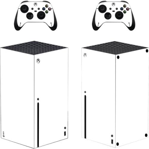 Pure White Color Sticker Cover for Xbox Series X Console and Controllers Xbox Series X Skin Sticker Decal Vinyl