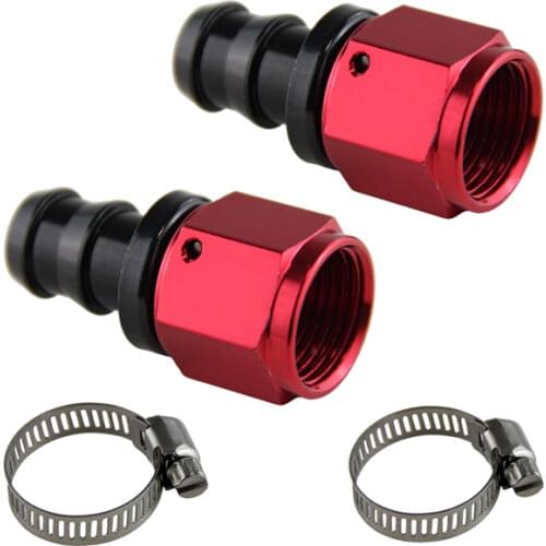 AN 10 Straight Push On Oil Fuel Line Hose End Fitting