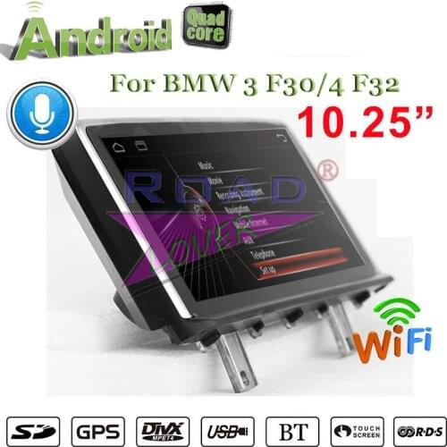 Roadlover Android 7.1 Car PC GPS Navigation For BMW 3 (F30 F31 F34 F35 F80) 2011- For BMW 4 F32 F33 F36 F84 (2013- Player NO DVD