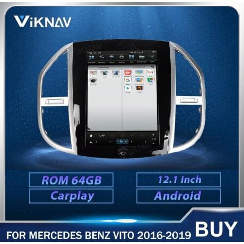 Android system car radio multimedia player FOR Mercedes Benz Vito 2016-2019 car touch screen GPS navigation stereo autoradio 2 d
