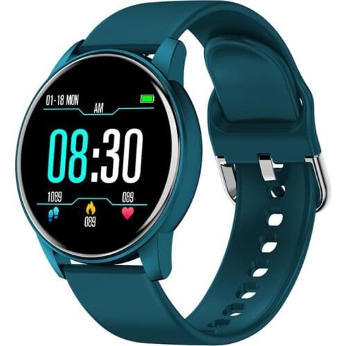 Zl01 Smart Watch Button Wireless Call Full Touch Heart Rate Multi-function Fitness Tracker Smart Watch
