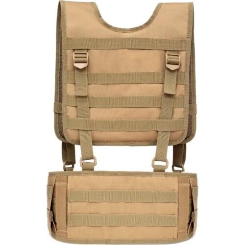 Outdoor Activities Hunting Tactical Padded Battle Suspender Straps Combat Duty Belts for Training Hiking Climbing