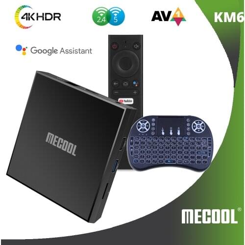 Mecool KM6 Amlogic S905X4 TV Box Android 10 2GB 16GB Wifi 6 BT5.0 Google Certified Support AV1 USB3.0 1000M Set Top Box