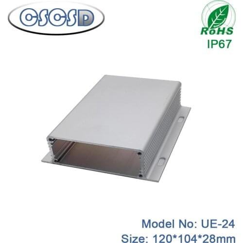 Waterproof outdoor box wall mounted metal enclosure junction box infustrial electrical box by CSCSD 120*104*28mm