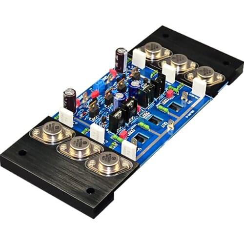 AIYIMA LM334 ON15024 15025 MJE15032 15033 KSA100 Mono Channel Hifi 300W High Power Amplifier Board Adjustable Class A Amp Board