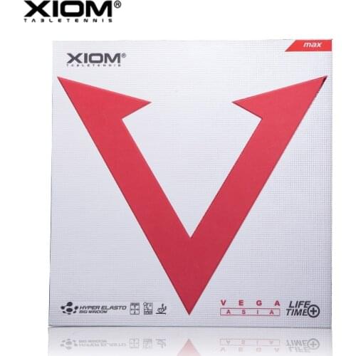 XIOM RED VEGA ASIA SEPPD Pimples In Table Tennis Rubber WITH 2.0MM MAX SPONGE PING PONG RUBBER Tenis De Mes