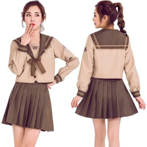Japanese sailor suit women female students uniform wind middle school uniform class suit Halloween Cosplay costumes Sailor Suit