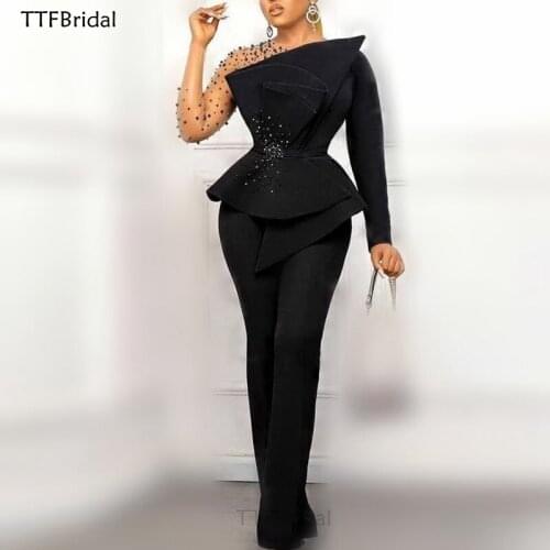 New Arrival Pearls Beaded Evening Dresses платье 2021 Prom Dress Robe Longue Vestidos Robe de Soirée Vestidos de Fiesta Платья