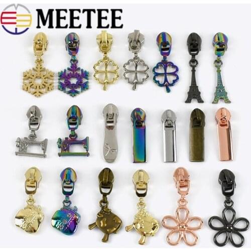 10/30pcs Fashion 5# Zipper Sliders For Nylon Zippers Bag Clothes Zips Heads Repair Kits DIY Bag Sewing Accessories