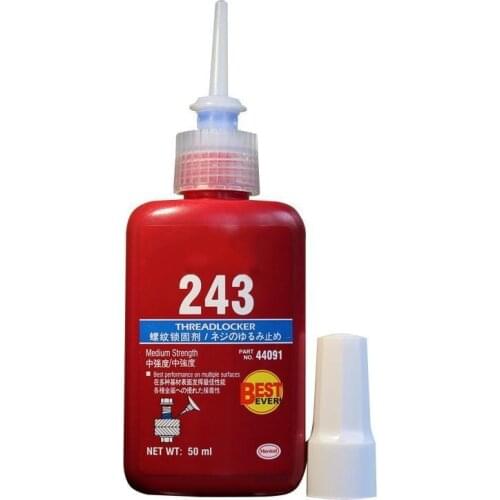 50ml 243 Cylindrical Retainer Locking Adhesive Metal Strength Thermal Environment Screw Adhesive Anaerobic Glue B3I7 K0L2
