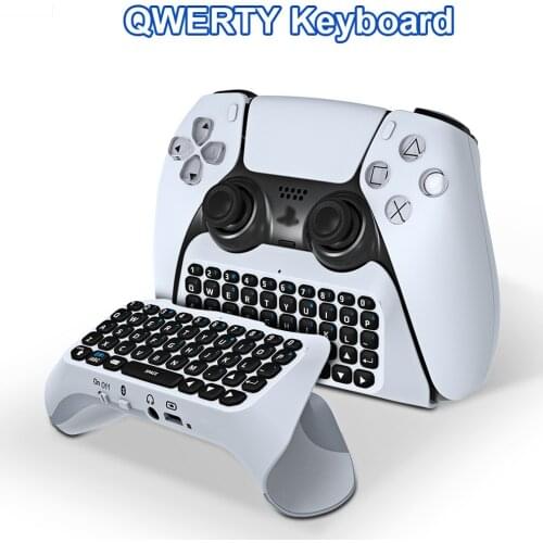 For Sony PS5 Controller Chat Pad Wireless Gamepad Keyboard Mini Keyboard 3.5mm Chatpad Game Accessories