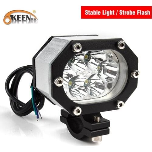 OKEEN 60W Store Motorcycle Angel Eyes Headlight DRL spotlights auxiliary bright LED bicycle lamp accessories car work Fog light