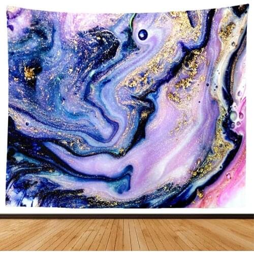 Customization of marble texture tapestries Wall Carpet Background Cloth Beach Towels Painting Artists residence decoration