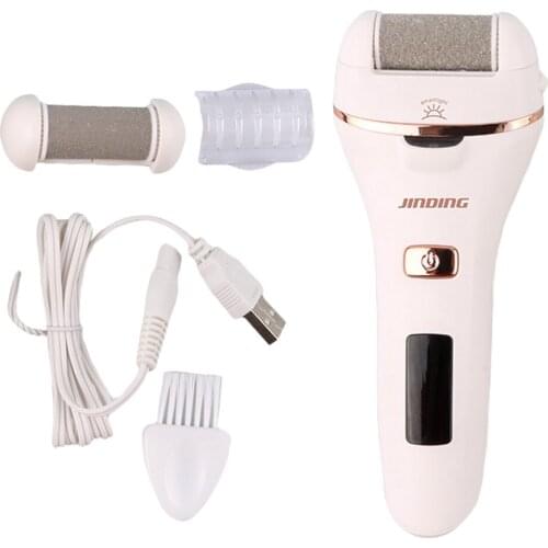 JD-506R Electric Foot Callus Remover, Perfect as a Pampering Treatment at Home or on the Go While Travelling
