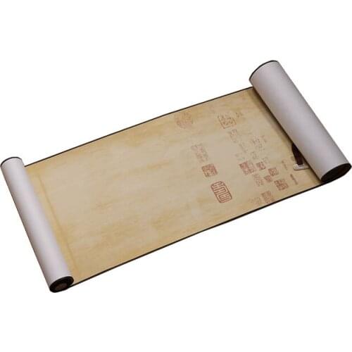 Chinese Painting Half Ripe Rice Paper Scroll Xuan Paper Papel Arroz Calligraphy Brush Xuan Paper Rice-paper with Gift Box