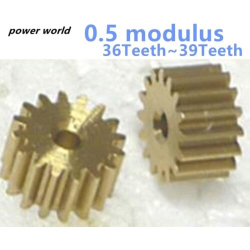 Plane Copper 0.5 Modulus 36T-39T Small Modulus Gear Rack Set Engraving Motor Accessories