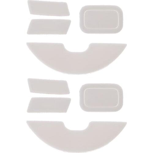 2 Sets/pack Tiger Gaming Mouse Feet Mouse Skate For Lancehead White Mouse Glides Curve Edge