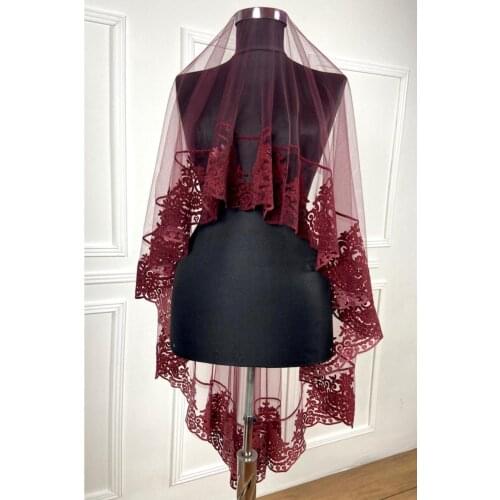 Velvet Flock Printing Silvery Bridal Veil Belt Gloves Set Henna Night Wedding Complete Set