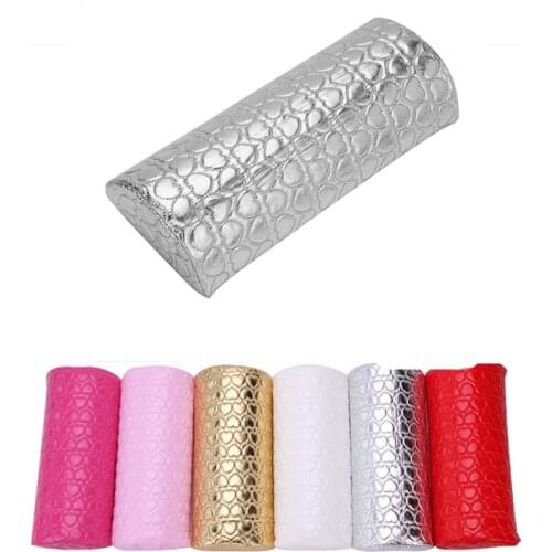 NEW 1Pcs Nail Art Pillow for Manicure Hand Arm Rest Pillow Cushion PU Leather Holder Soft Manicure Nail Tool Equipment