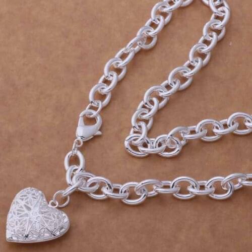 Wholesale Silver Plated Fashion Jewelry Classic Necklace,free Shipping Charms Fashion Jewelry Pendant AN752/anqajexa