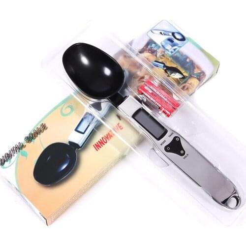 Portable LCD Digital Kitchen Measuring Spoon Scale Useful 500/0.1g Digital LCD Gram Kitchen Lab Spoon Scales Volume Food Weight