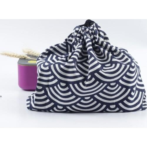 Portable Environmental Protection Japanese Style Lunch Box Lunch Box Bag Lunch Bag Takeaway Meal Bag Picnic Cloth Bag