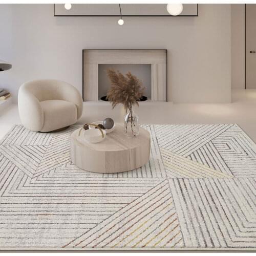 Simple Line Carpets For Living Room Home Bedroom Carpet Nordic Design Rug Sofa Coffee Table Floor Mat Thick Stury Room Area Rugs