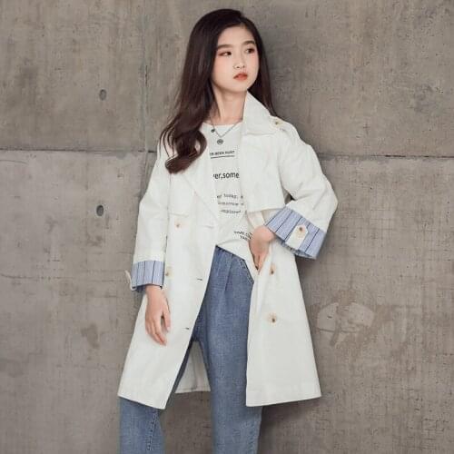 Pteromys Trench Coats For Girls