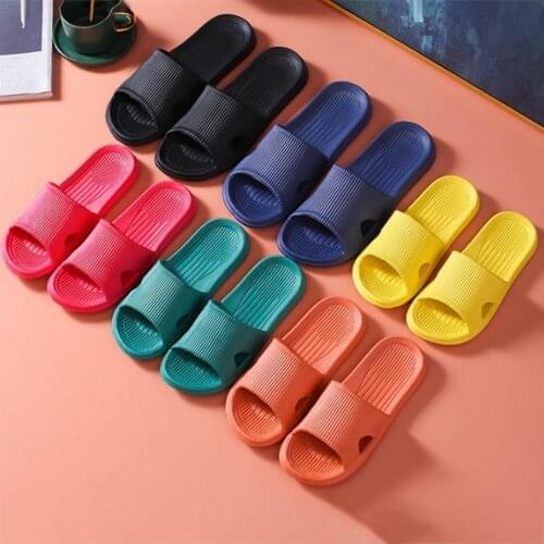 New Couples Stylish Adult Sandals Slip-Proof Thick-Soled Indoor Outdoor Slippers Men Flip Flops House Sleepers Shoes Woman Home