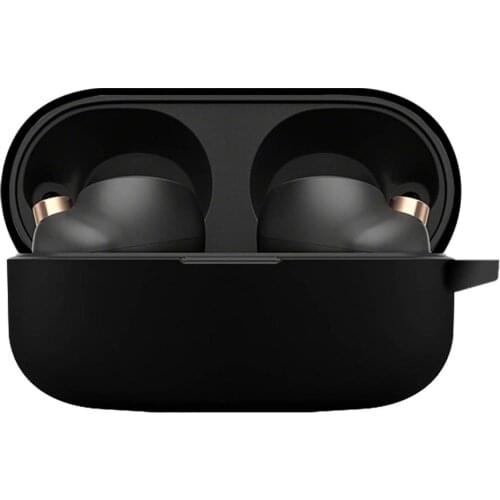 For Sony WF-1000XM4 Wireless Earphone Protective Case With Hook Silicone Shockproof Sleeve Cover For Earbud Headphone Shell