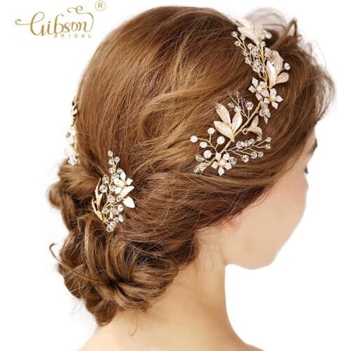 Wedding Ornaments Crystal Bridal Hair Vine and Hair Bobby Pin Women Headbands Prom Dress Jewelry Headpiece