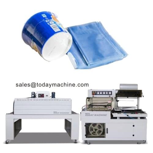 Factory Automatic Shrink film packing machine & Cutting sealing machine