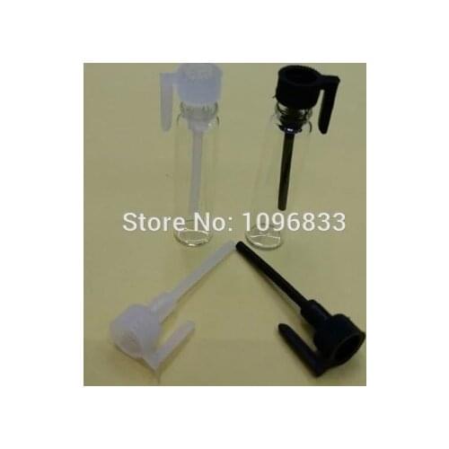 1ML 1CC Glass bottle with Plastic rod, Small Vial, Glass Test Tube Bottle, Parfum Sample Bottles, Mini Glass Bottle, 100pcs/Lot
