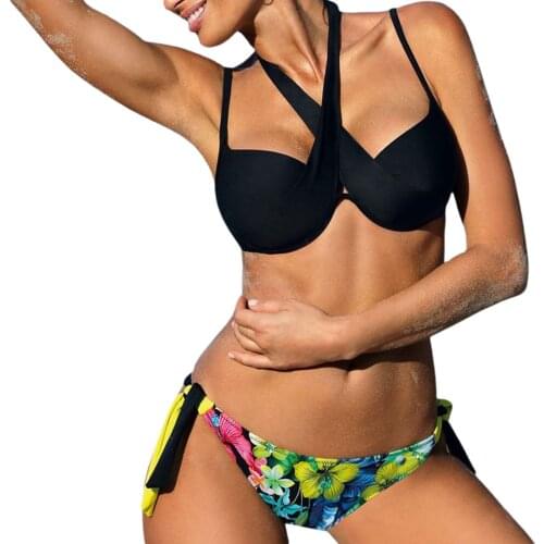 2021 Sexy Women Swimsuit Two Piece Brazilian Bikini Set Push Up Swimsuit For Girls Bikini Bandage Swimwear Summer Bathing Suit