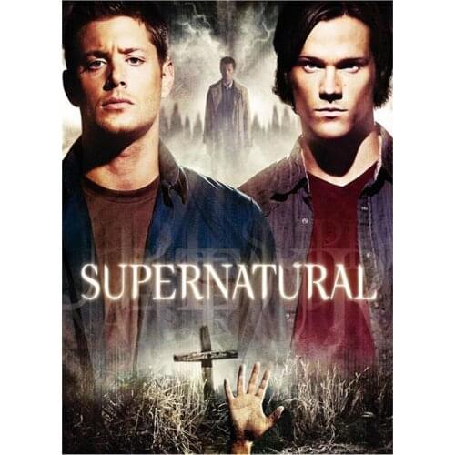 5D Diamond Painting Supernatural Movie Portrait Full Square/Round Drill Diamond Embroidery Set Cross Stitch Mosaic Decor WG2481