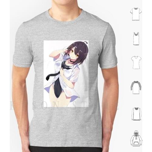Azur Lane-Baltimore T Shirt Diy Big Size Cotton Azur Lane Baltimore Big Tits Boobs Oppai Cleavage Thigh Highs Stockings