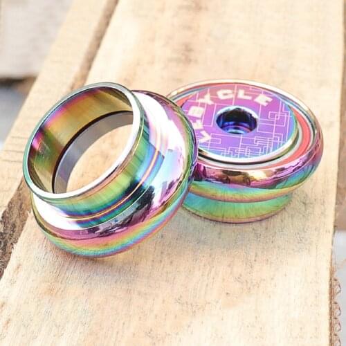 MTB Bike Double Bearings Headset Mountain Bike Straight/Tapered Tube Fork Headset Kit Bicycle Parts Accessories