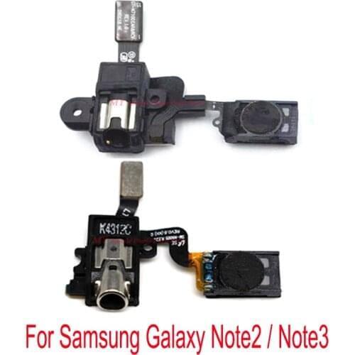 Earpiece Headphone Speaker Audio Jack Flex Cable For Samsung Galaxy Note 2 Note2 N7100 N7108 N719 / Note 3 Note3 N900 N9005