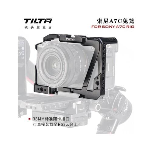 TILTA SONY A7C Camera Cage full cage wooden handel kit TA-T19-FCC（black
