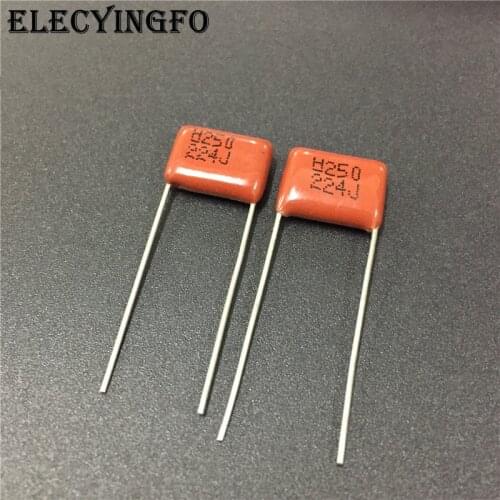 10pcs CBB 224 250V 224J CL21 0.22uF 220nF P10 Metallized Polypropylene Film Capacitor
