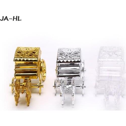 Creative European Royal Carriage Exquisite Candy Storage Box Cute Home Dector 13.5x4.5x6cm