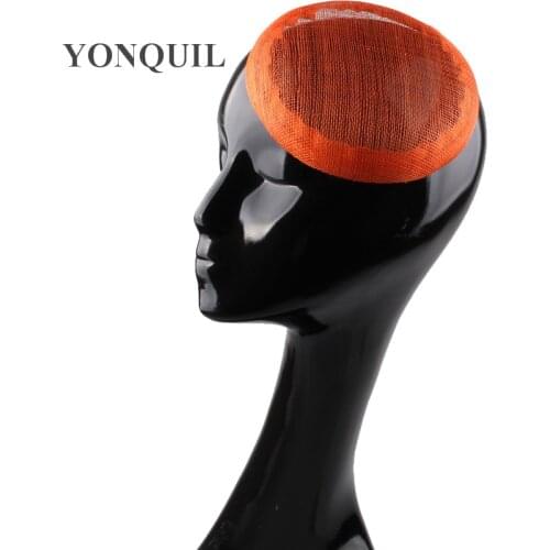 Sinamay Round Fascinator Base 15CM Size For Womens Party Wedding Dinner DIY Hair Accessories Elegant Ladies Fascinators Hats