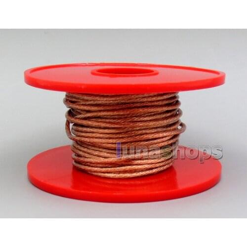 LN006012 6m Hi-Res 63*0.1mm Bulk Extremely Soft Hi-Res 99.99999% 7N Pure OCC Earphone Headphone DIY Custom Cable(Not Telf)