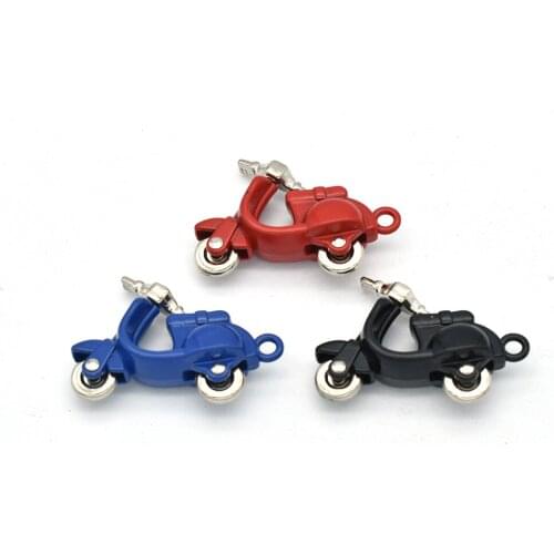 Mini Motor Motorbike Key Pendant - Metal 3D Model Motor Cycle Model Key Pendant Model Toy for Children Boy Birthday Present