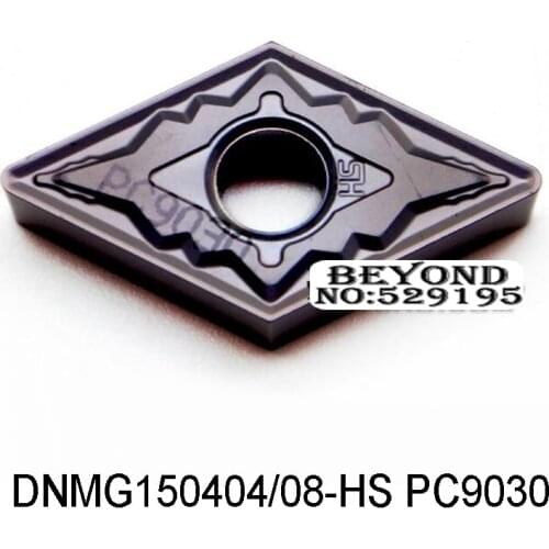 Original Korloy DNMG150408-HS PC9030 Carbide Inserts for Stainless Steel DNMG150408 DNMG 150408 Lathe Cutter CNC Tools