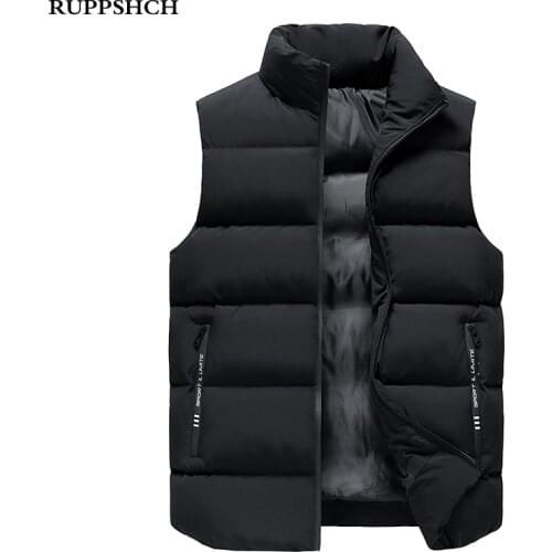 2021 Autumn Winter Men Jacket Vest Men Casual Fashion Solid Color Thickening High Quality Oversized Jacket Vest Men Top M-8XL