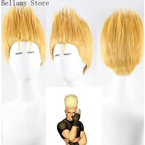 Game THE KING OF FIGHTERS Benimaru Nikaido Cosplay hairwear Wig+Wig Cap