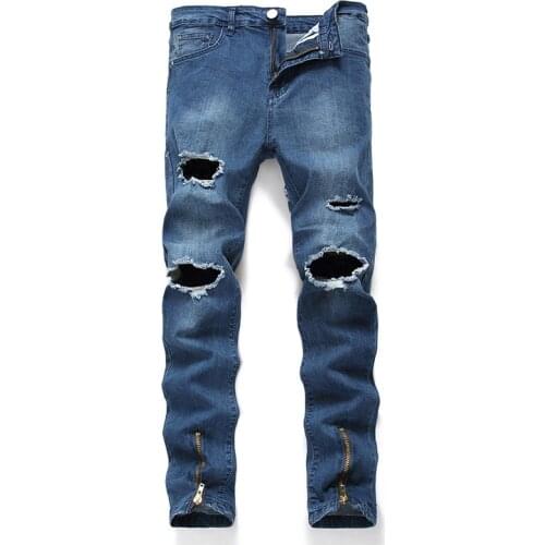 Shuzumiao Men's Classic Jeans